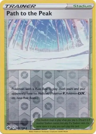Chilling Reign Path to the Peak #148/198 reverse holo